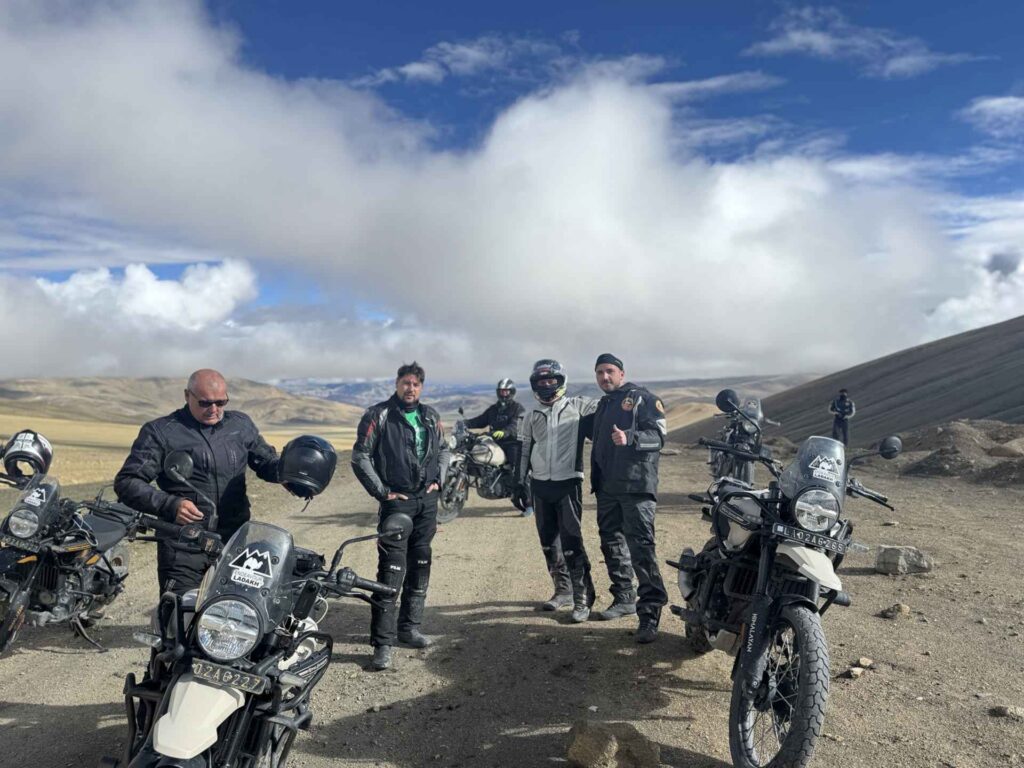 Ladakh motorcycle tour scenery in the Himalayas