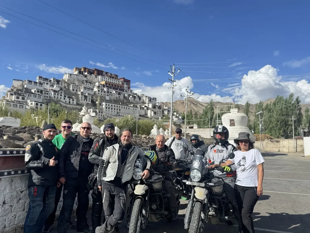 Ladakh motorcycle tour scenery in the Himalayas